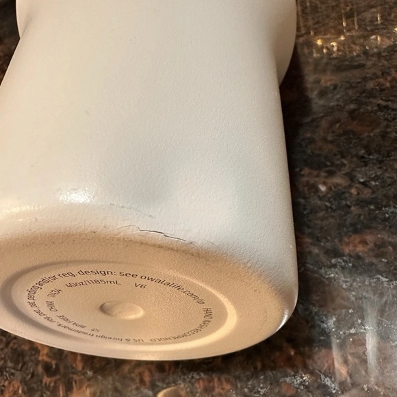 Owala White and Pink Insulated Tumbler 2 in 1 lid Travel Mug Hot and Cold Drinks - Picture 6 of 10